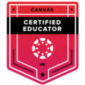 Canvas Certified Educator - HE