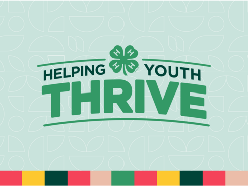 4-H Helping Youth Thrive banner
