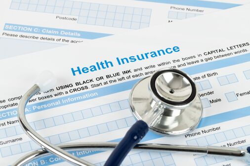 image of health insurance form